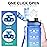 Enerbone 24 oz Water Bottle, Leakproof BPA & Toxic Free, Motivational Water Bottle with Times to Drink and Straw, Fitness Sports Water Bottle with Strap for Office, Gym, Outdoor Sports