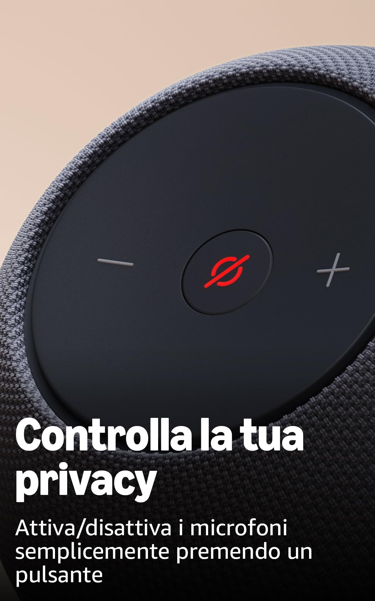 Nuovo Amazon Echo Dot Max - Altoparlante Alexa con audio avvolgente, Hub Casa Intelligente integrato, Grafite