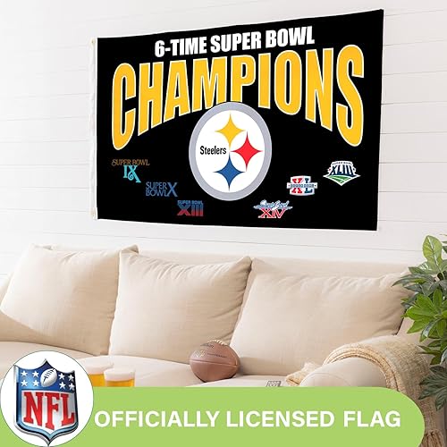 Miniatura 100 de NFL Dallas Cowboys - Bandera duradera de 3 x 5 para exteriores con ojales, bandera y pancarta resistentes para jardín al aire libre y patio, bandera