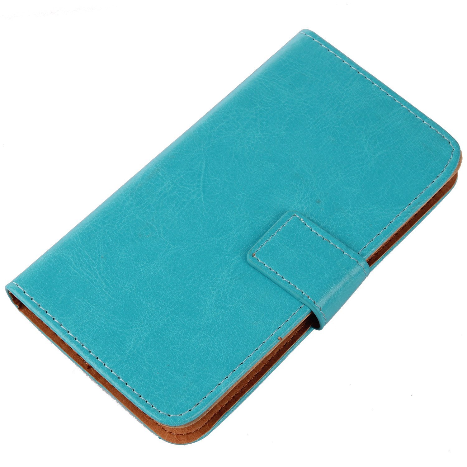 Flip Blu TPU Silicone Forte Fibbia Magnetica in Pelle Portafoglio Caso