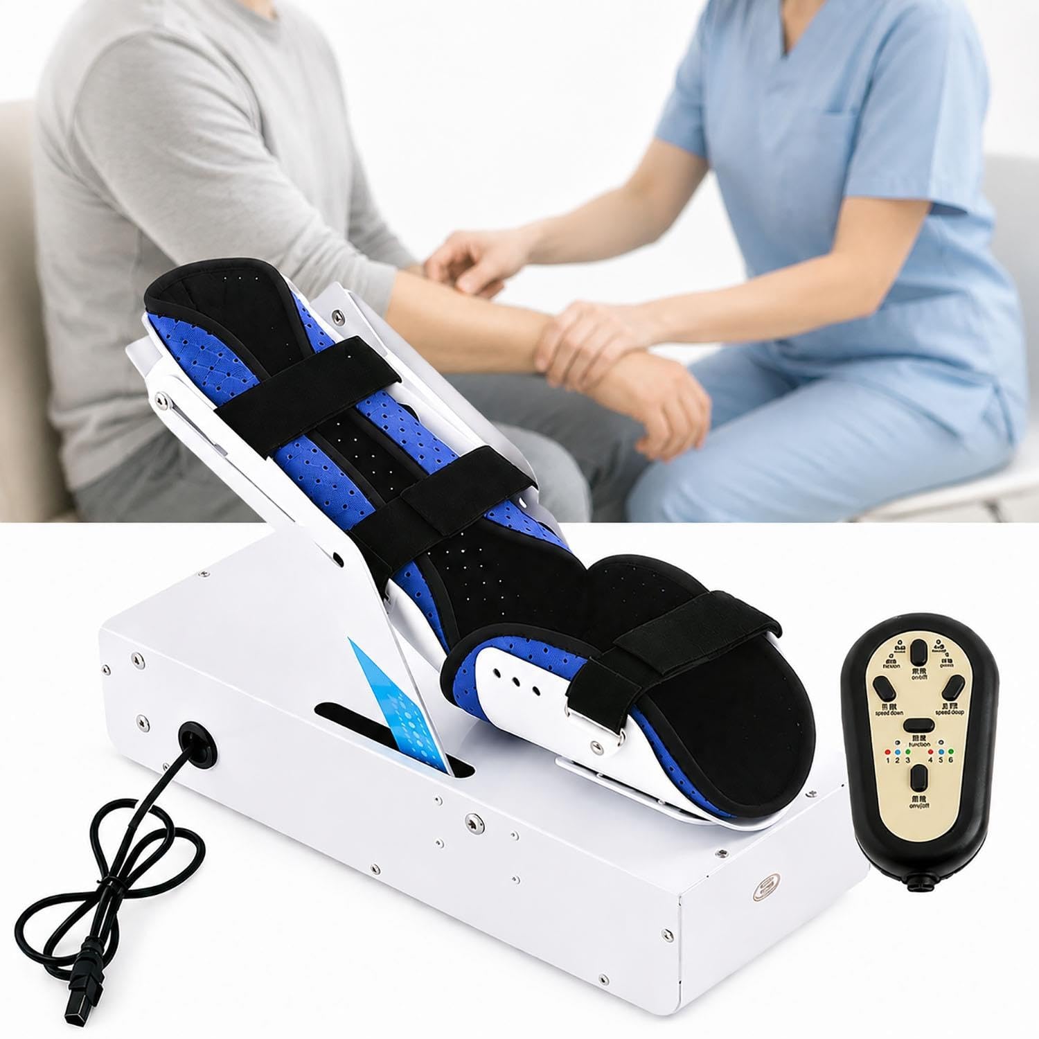 Elektryczny trener rehabilitacji łokcia, sprzęt do treningu ramion