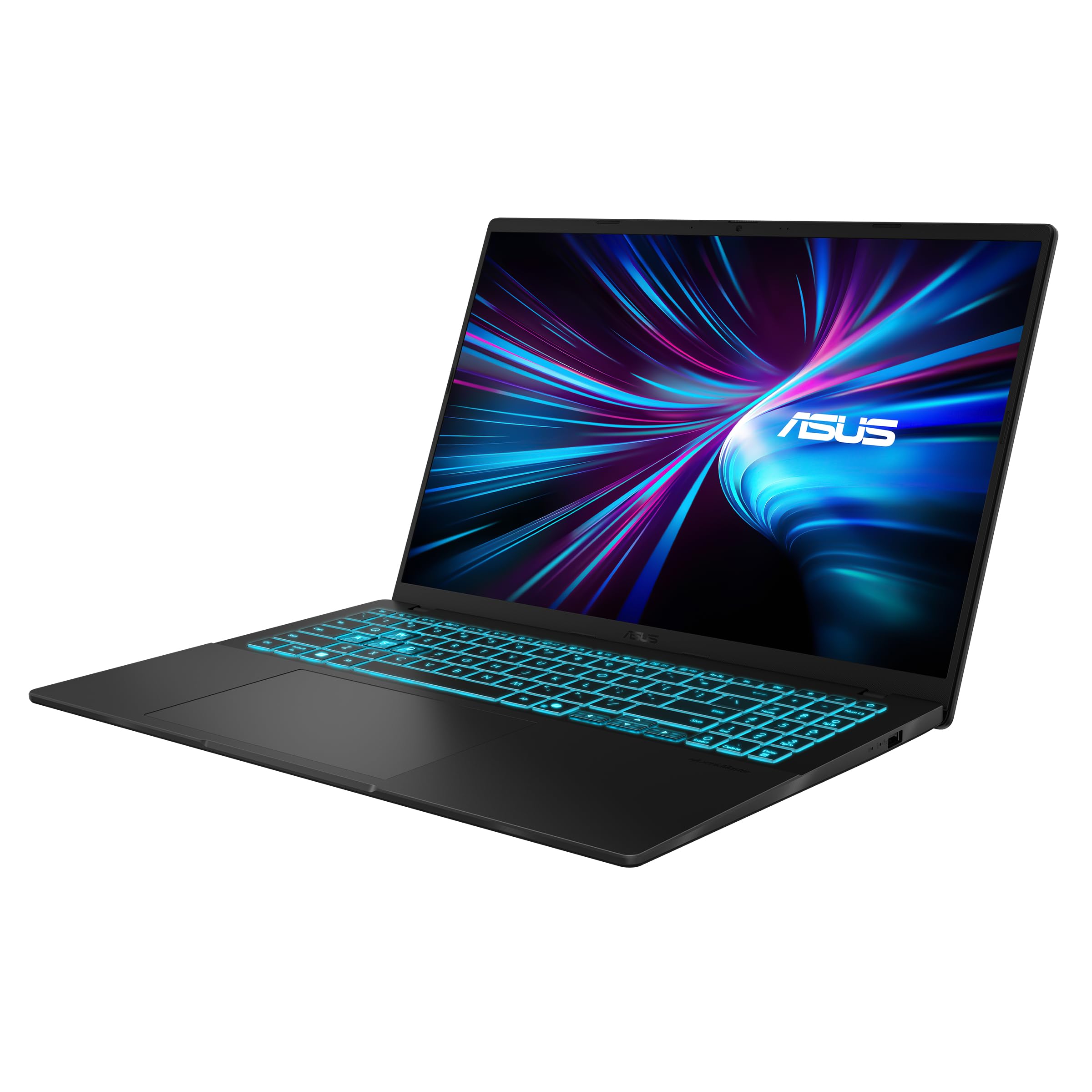 ASUS V16 V3607VH-RP019 - Ordenador Portátil Gaming 16" WUXGA 144Hz (Intel Core 7 240H, 16GB RAM, 512GB SSD, NVIDIA RTX 5050 8GB, Sin Sistema Operativo) Negro Mate - Teclado QWERTY español