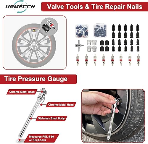 Miniatura 7 de Kit de reparación de neumáticos planos con tapones, bengalas de carretera, alicates multifunción, herramientas de emergencia para automóviles en