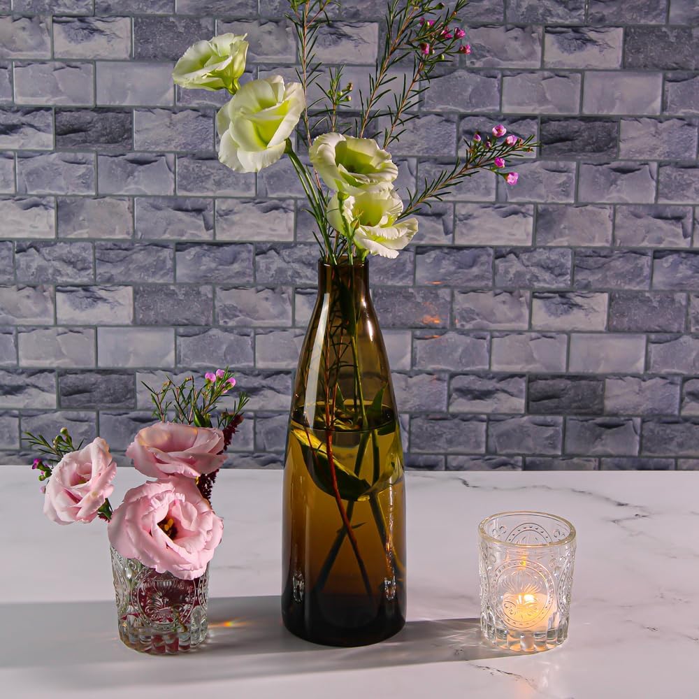 Baldosa De Vidrio Aprox. 17x17cm Transparente - Estructura Con 25 Pirámides