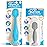 Bumco Baby Bum Brush + Mini Baby Diaper Cream Spatula with Case - BPA-Free Silicone Diaper Spatula with Suction Cup, Wipe-Clean, Mom-Invented Butt Paste Applicator (Blue & Gray)