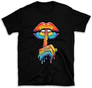 Don't Judge What You Don't Understand T-Shirt, LGBT Shirt, LGBT Supportive Shirt, Pride Colors, LGBTQ Rights, Support LGBT Community, Rainbow Flag, Silent Message, Anti Trump LGBT T-Shirt