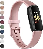 Vista 13 de Meliya para Fitbit Inspire 3 Correas para Hombres y Mujeres, Correas Deportivas de Repuesto de Silicona Suave Ajustable Compatibles