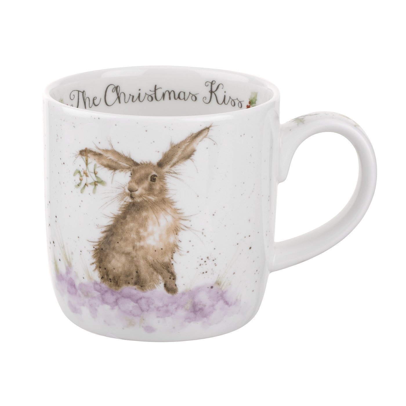 Wrendale Designs Fine Bone China Mug The Christmas Kiss by Wrendale Designs
