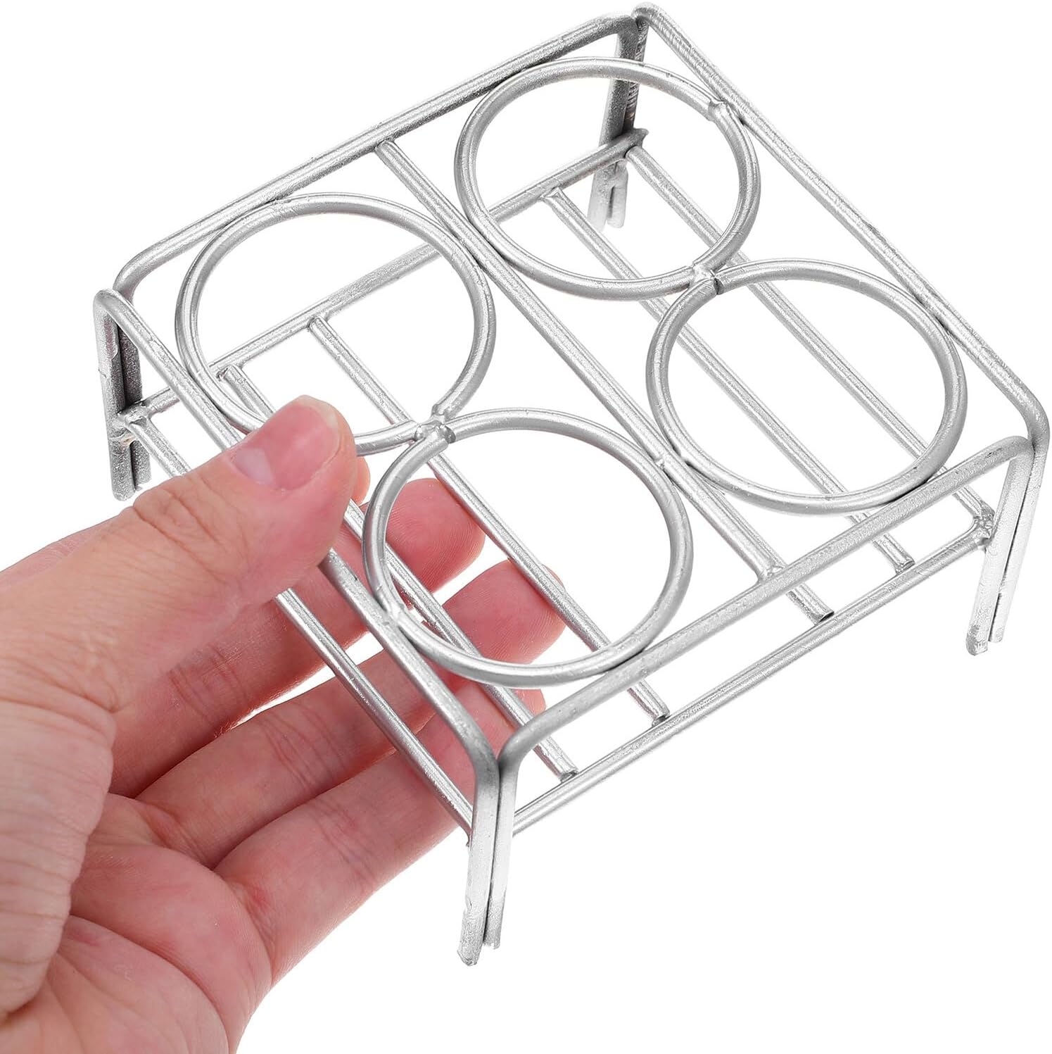 Metal Alloy Wire Crucible Holder Stand Four-hole Lab Rack 36mm Aperture Scientific Laboratory Equipment for High-temperature Experiments
