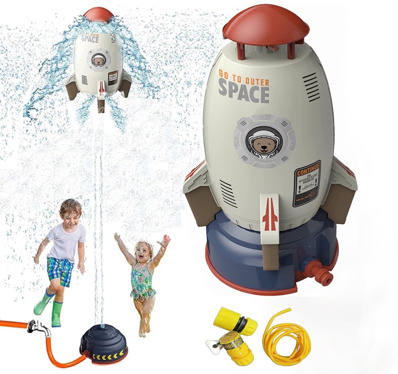 Amazon.co.jp: ロケットのおもちゃ スペースロケットスプリンクラー 