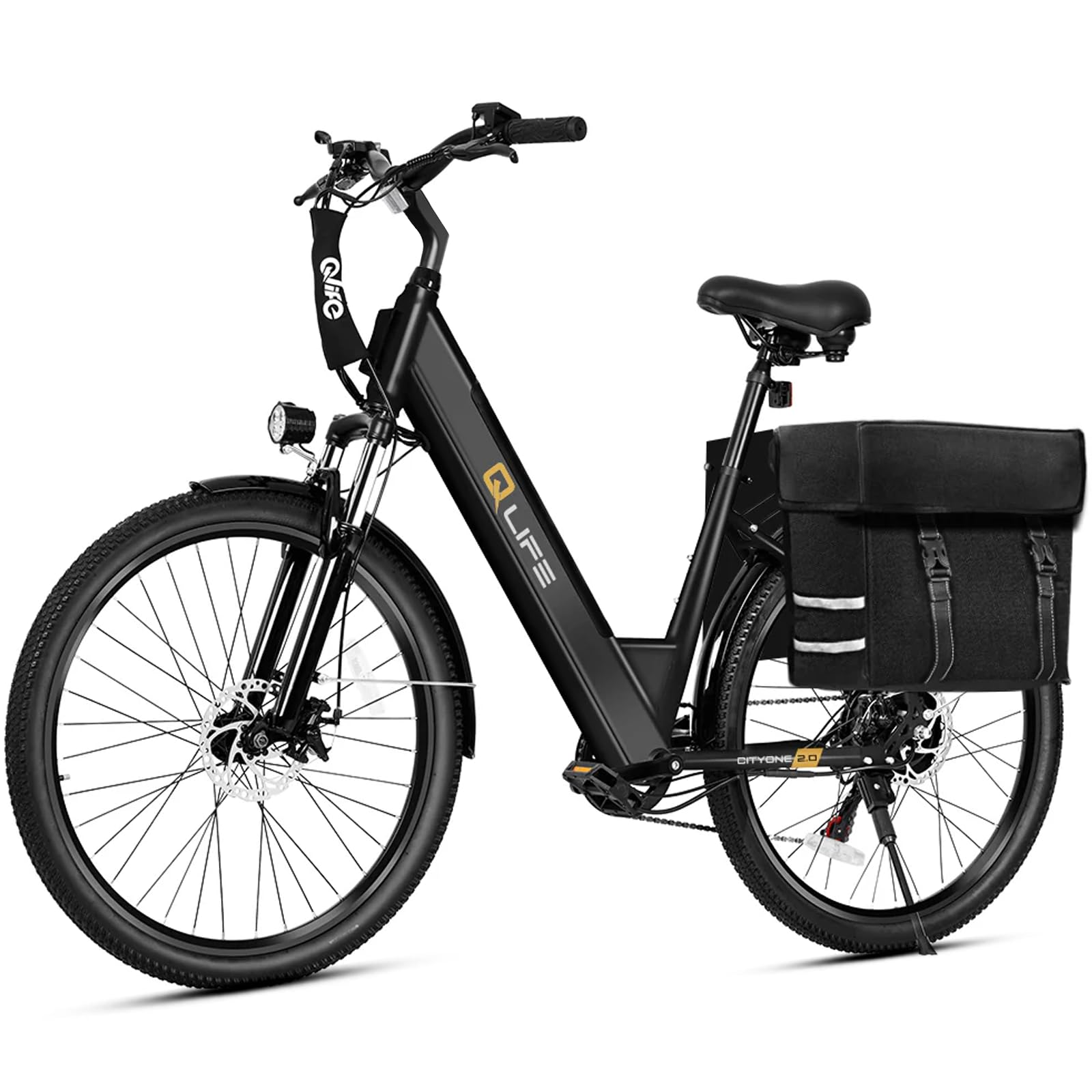Qlife Cityone 2.0/Cityone Plus Electric Bike for Adults-1200W Peak Motor