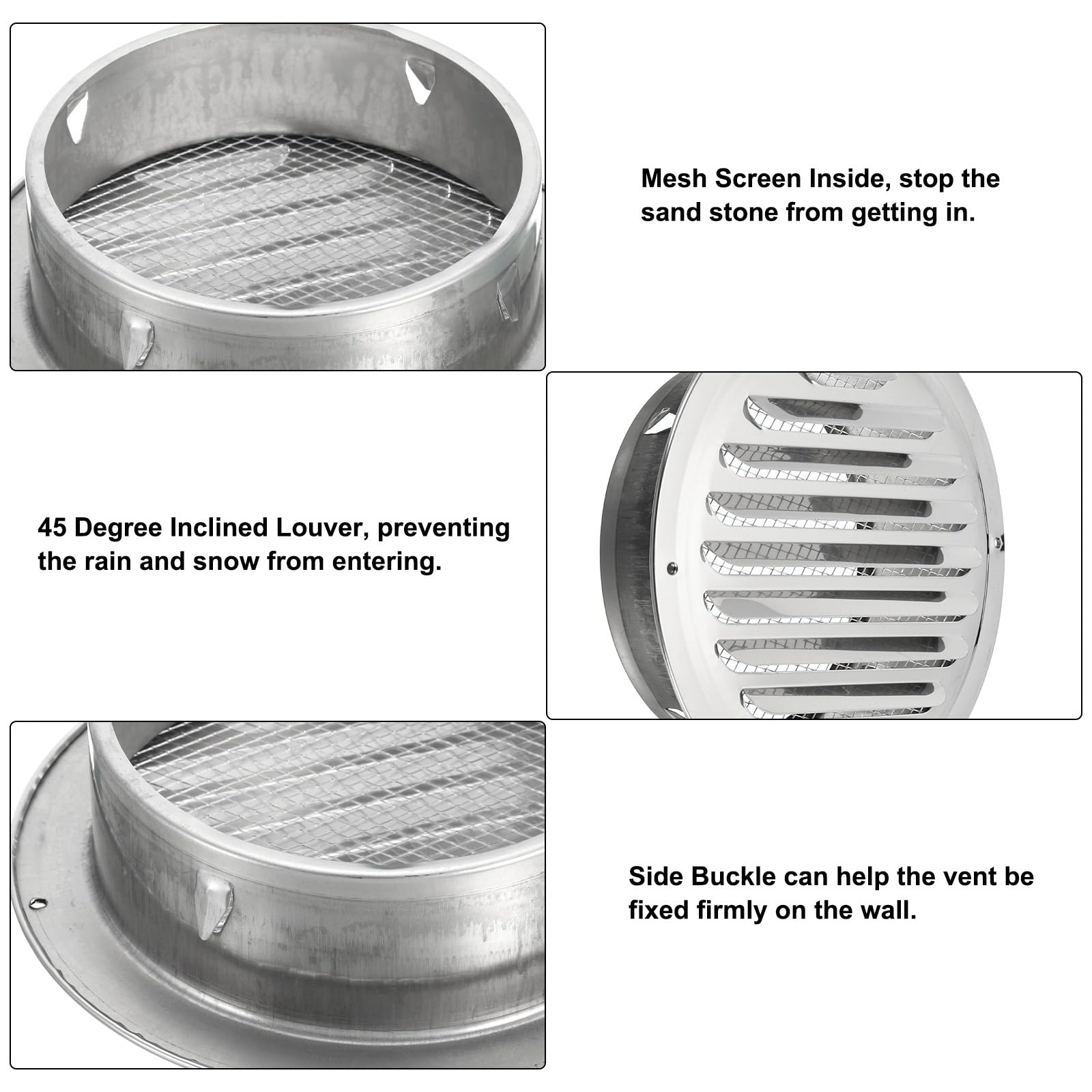 PATIKIL 6" Round Soffit Air Vents - Image 4