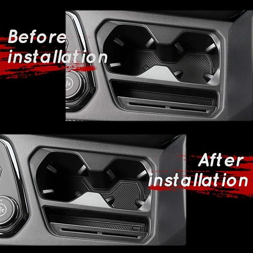 Miniatura 2 de Auovo Alfombrillas antipolvo para Volkswagen VW Tiguan accesorios 2024 2023 2022 2021 2020 2019 2018 personalizados portavasos, puertas y consolas