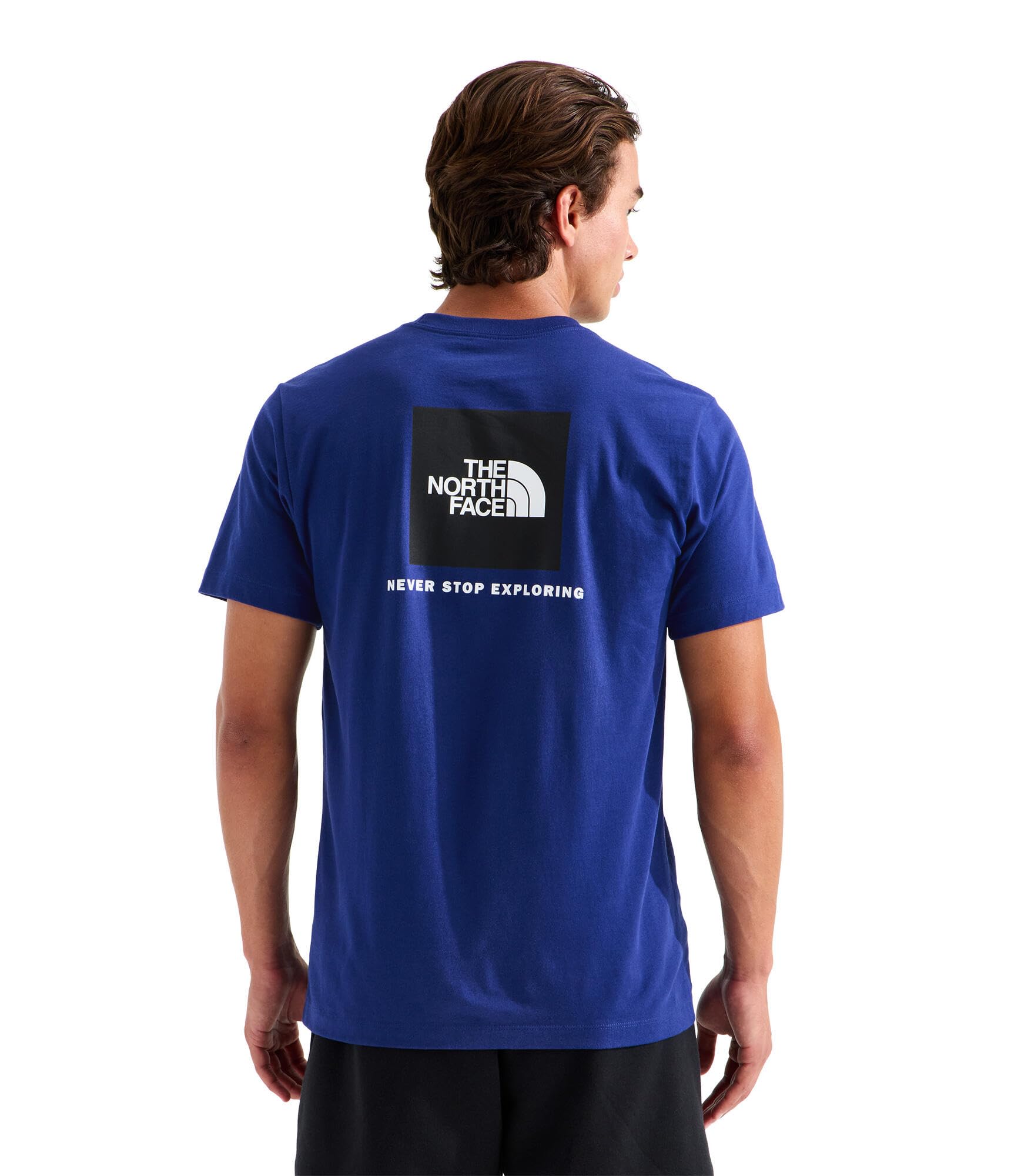THE NORTH FACE Herren Evolution Box NSE Regular Short Sleeve T-Shirt, Bold Blue, L