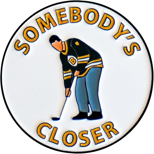 Play and Repeat Happy Gilmore - Marcador de pelota de golf con clip magnético para sombrero, divertido regalo de golf para hombres, accesorios y