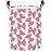 CLOCOR Large Laundry Basket,Waterproof Nursery Hamper,Collapsible Fabric Storage Container,Toys Bin,Room Decor,Gift BasketPink Bowknot