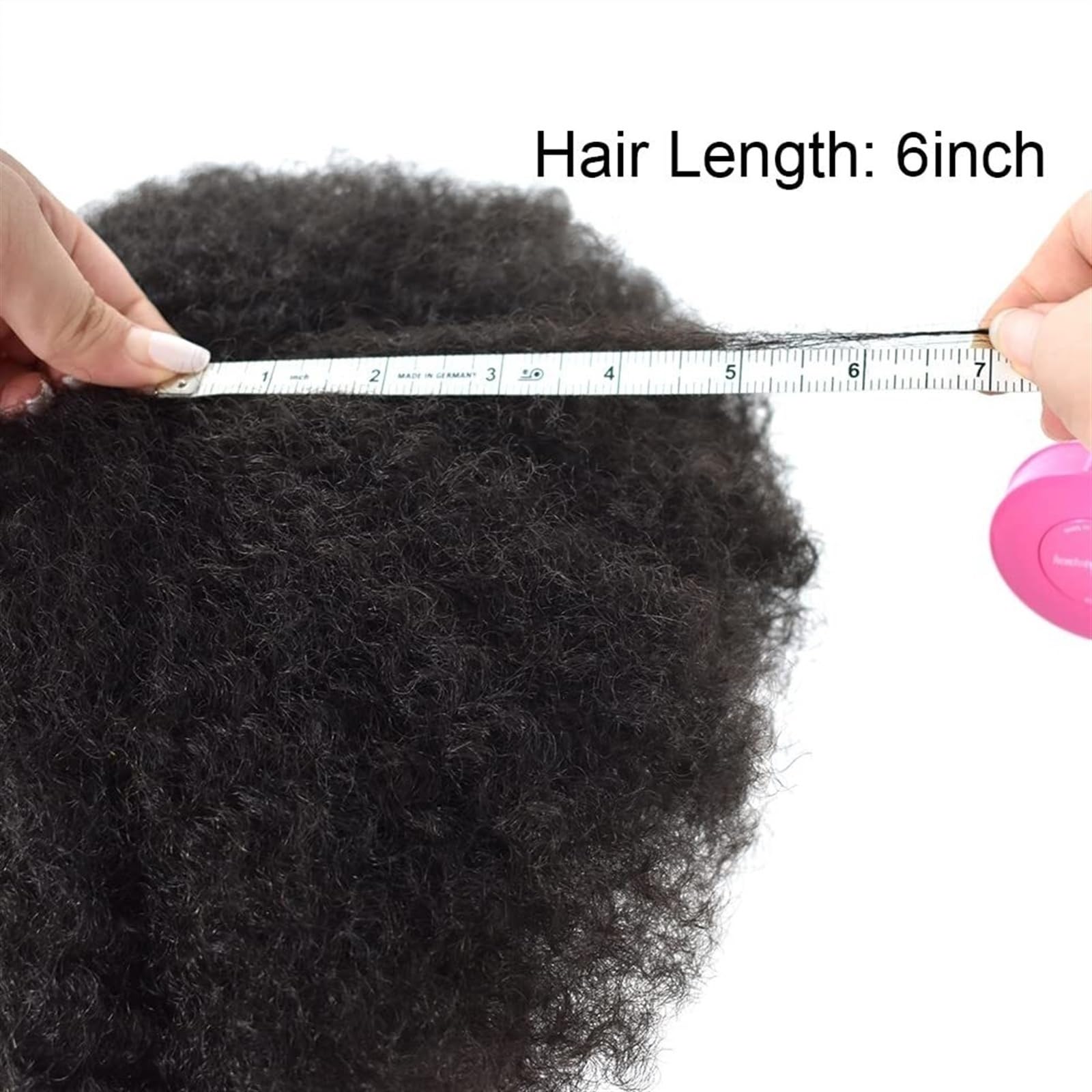 Parrucca Per Coprire La Calvizie, Toupet Afro Per Uomini Neri, 8"X10", Base In Pizzo Francese Completo, Sostituzione Dei Capelli Umani, 6" Nero Naturale, Riccio Crespo Afro, Onda Da 8 Mm, Toupet Da Uo