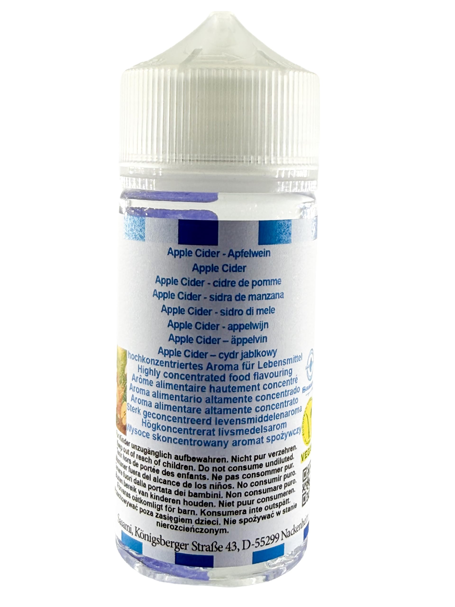 Apple Cider – cydr jabłkowy aromat koncentrat – Wegański – Sasami – 100ml