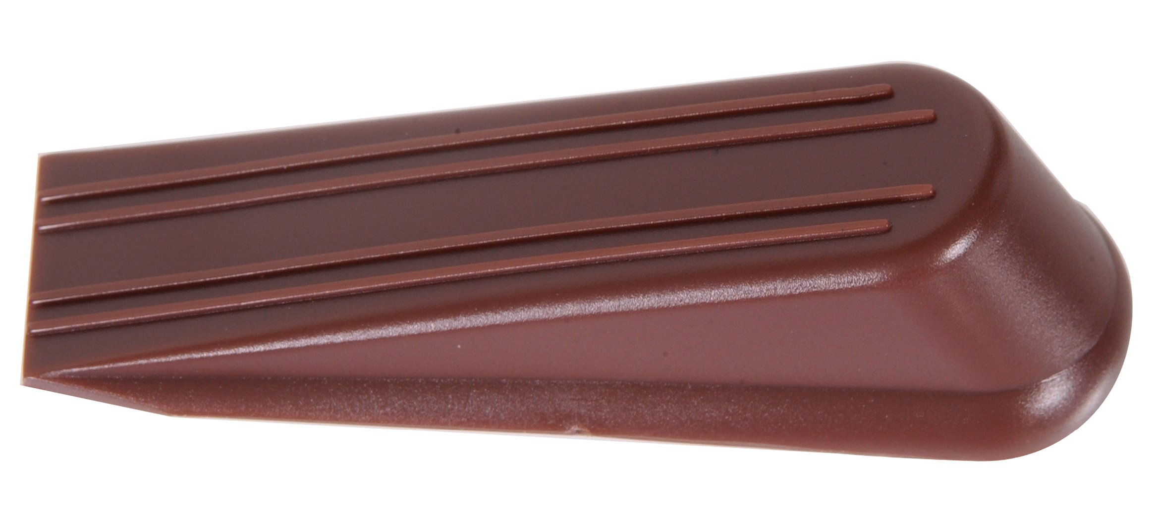 The Hillman Group 851338 3-Inch Door Stop Wedge, Brown