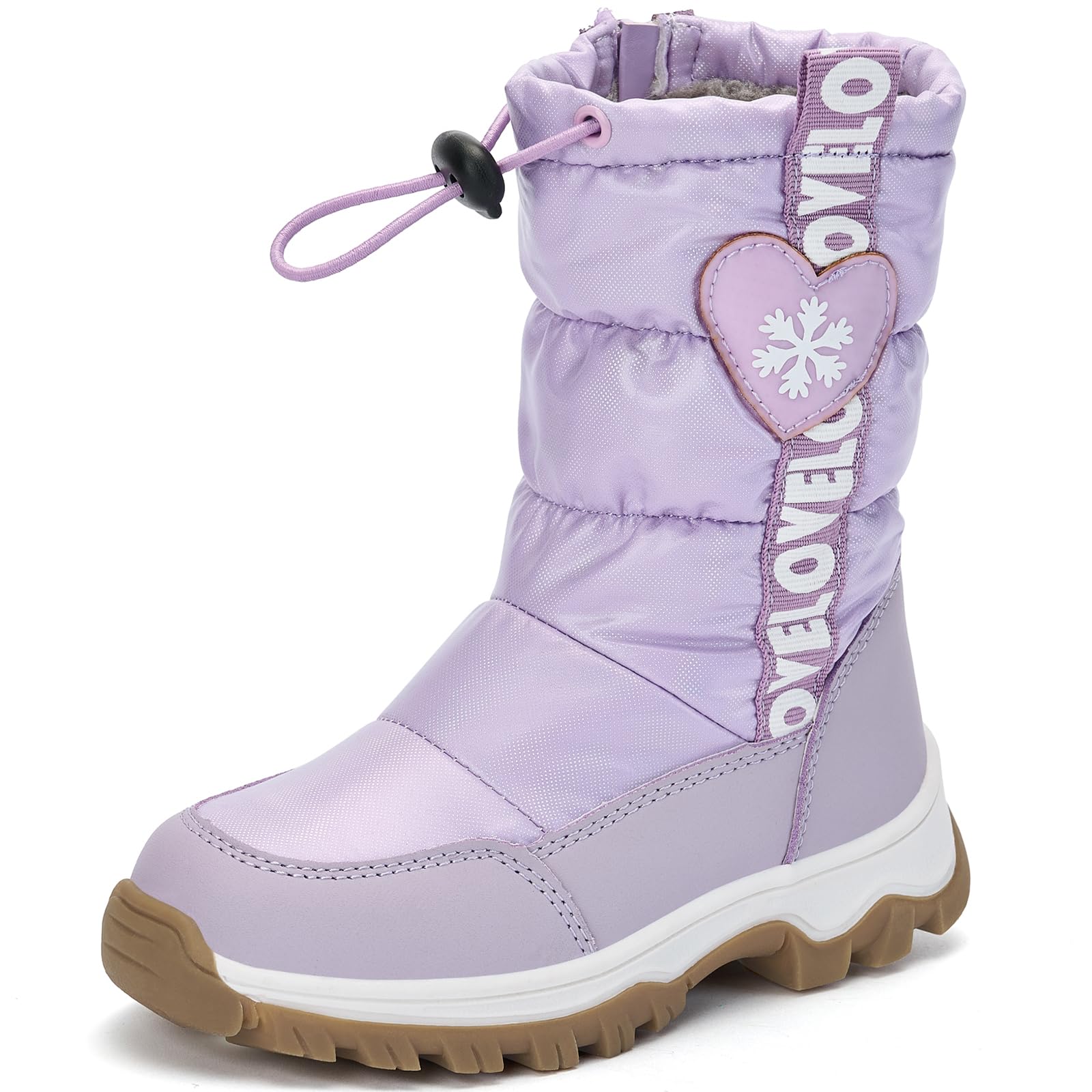TZJS Schneestiefel Kinder Winterstiefel Mädche Winter Warme Mädchen und Kinder Baumwollstiefel Süße Kinderstiefel
