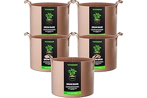 Belit Grow Bags 5-Pack: Nonwoven Strength and Convenience