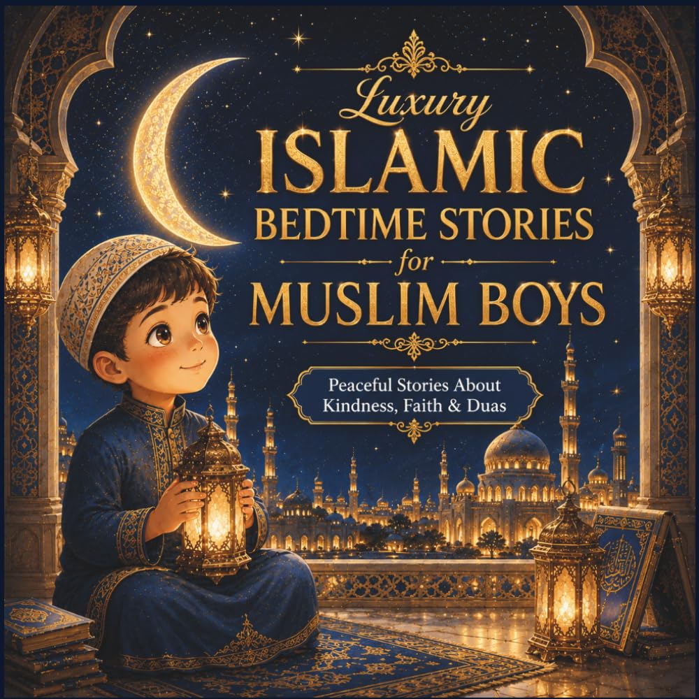 Luxury Islamic Bedtime Stories for Muslim Boys: Peaceful Stories About Kindness, Faith & Duas for Muslim Children Ages 4–8