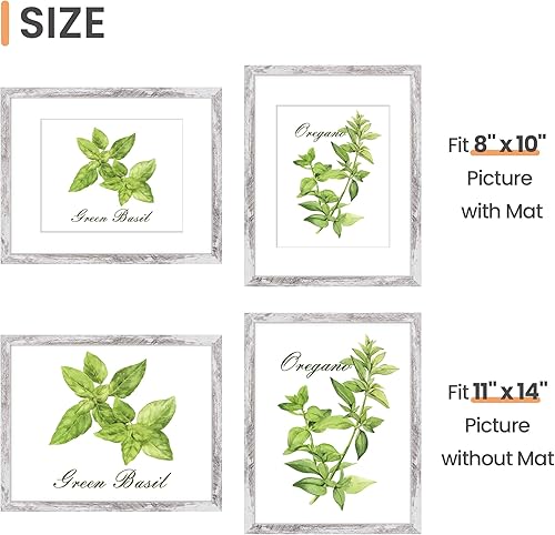 Vista 93 de upsimples - Portarretratos de 8.5 x 11 pulgadas, para fotos de 6 x 8 pulgadas con paspartú o de 8.5 x 11 pulgadas sin paspartú, marcos de fotos