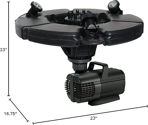 Miniatura 7 de OASE 45393 Fuente flotante con luces, color negro