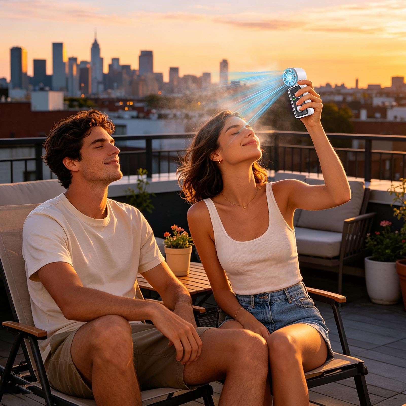 Ventilatore personalizzato prodotto leggero indispensabile per l' con