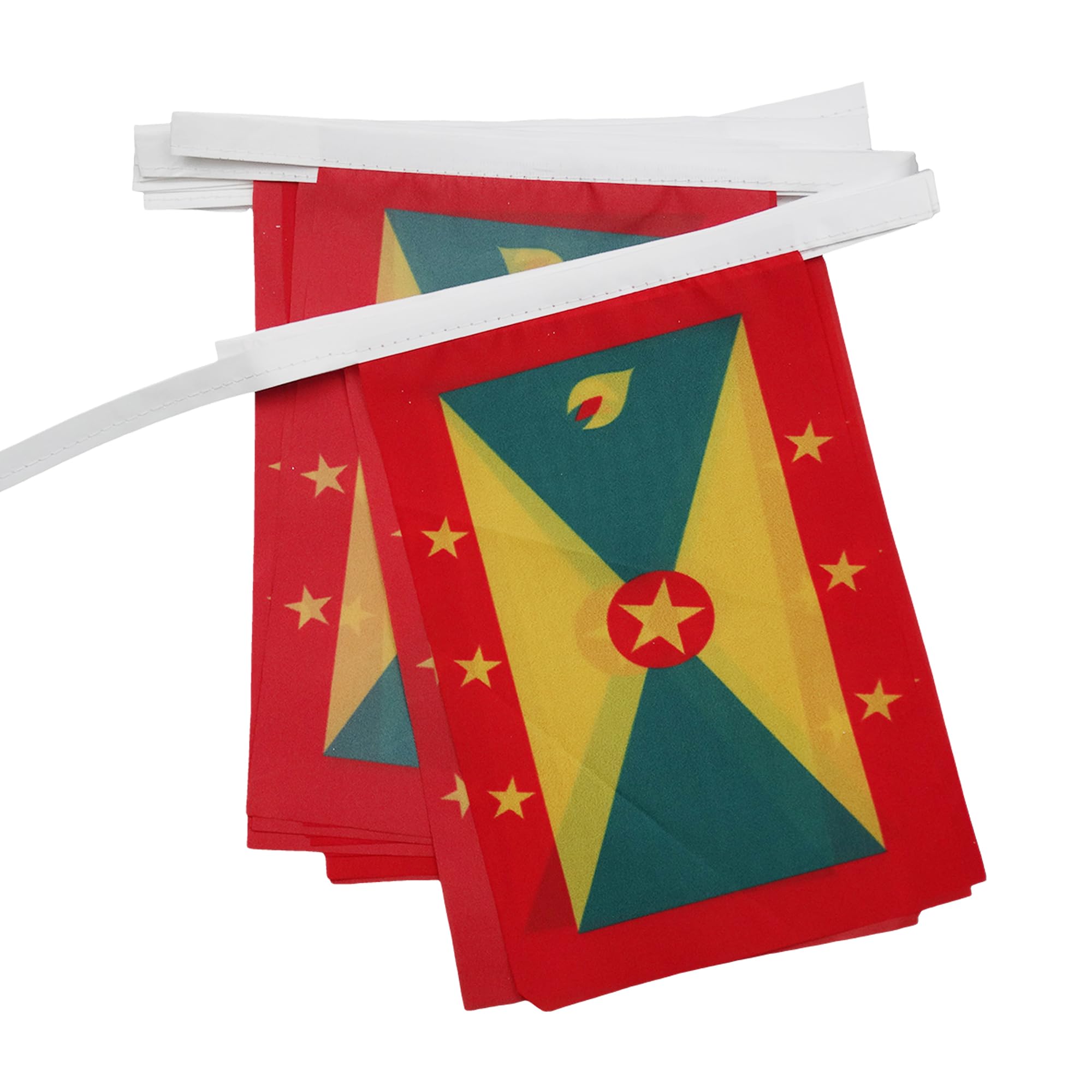 AZ FLAG Guirnalda 6 Metros, 20 Banderas de Ecuador 21x15 cm, Bandera Ecuatoriana 15 x 21 cm - Banderines — view 88