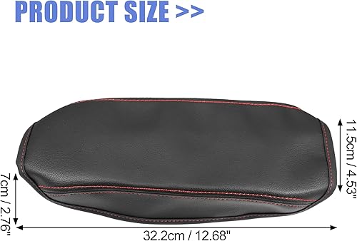 Miniatura 4 de X AUTOHAUX Funda para reposabrazos de consola central para Ford Focus Electric RS SE ST SEL L S Titanio Hatchback & Sedan Modelos 2016 2017 2018,