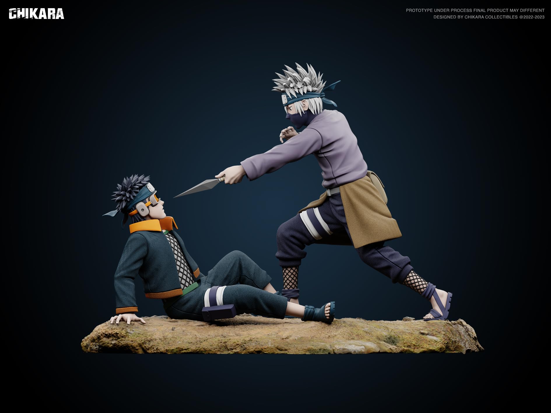 Amazon.co.jp: はたけカカシVSうちはオビト フィギュア 1/6スケール 