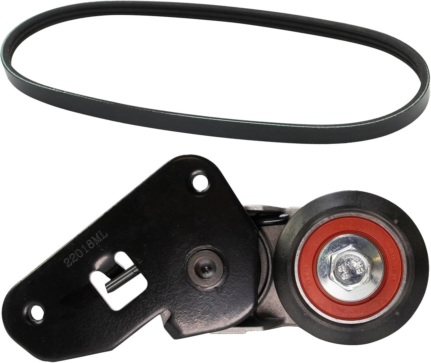 TRQ Drive Belt Component Kit Compatible with 1995-2011 Buick Cadillac Oldsmobile Pontiac