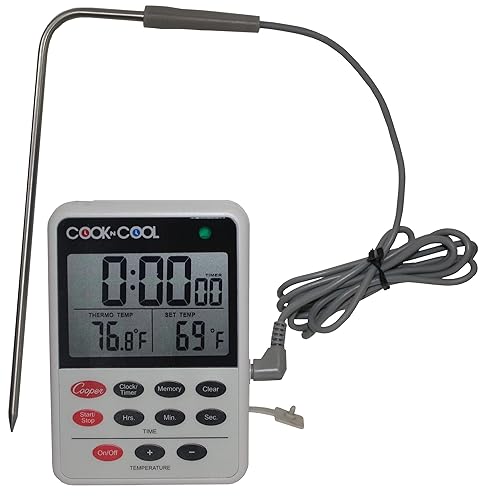 Cooper-Atkins DTT361-01 Termómetro digital para carne, termómetro de enfriamiento (Cook N Cool - Monitor de temperatura de cocción y enfriamiento)