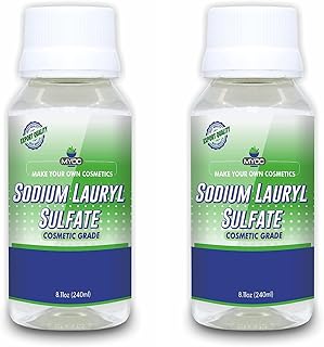 Myoc Sodium Lauryl Sulfate-240 Ml (8.11 Fl.Oz), Sodium Lauryl Sulfate for Liquid, Sodium Lauryl Sulfate for Shampoo (Pack of 2)