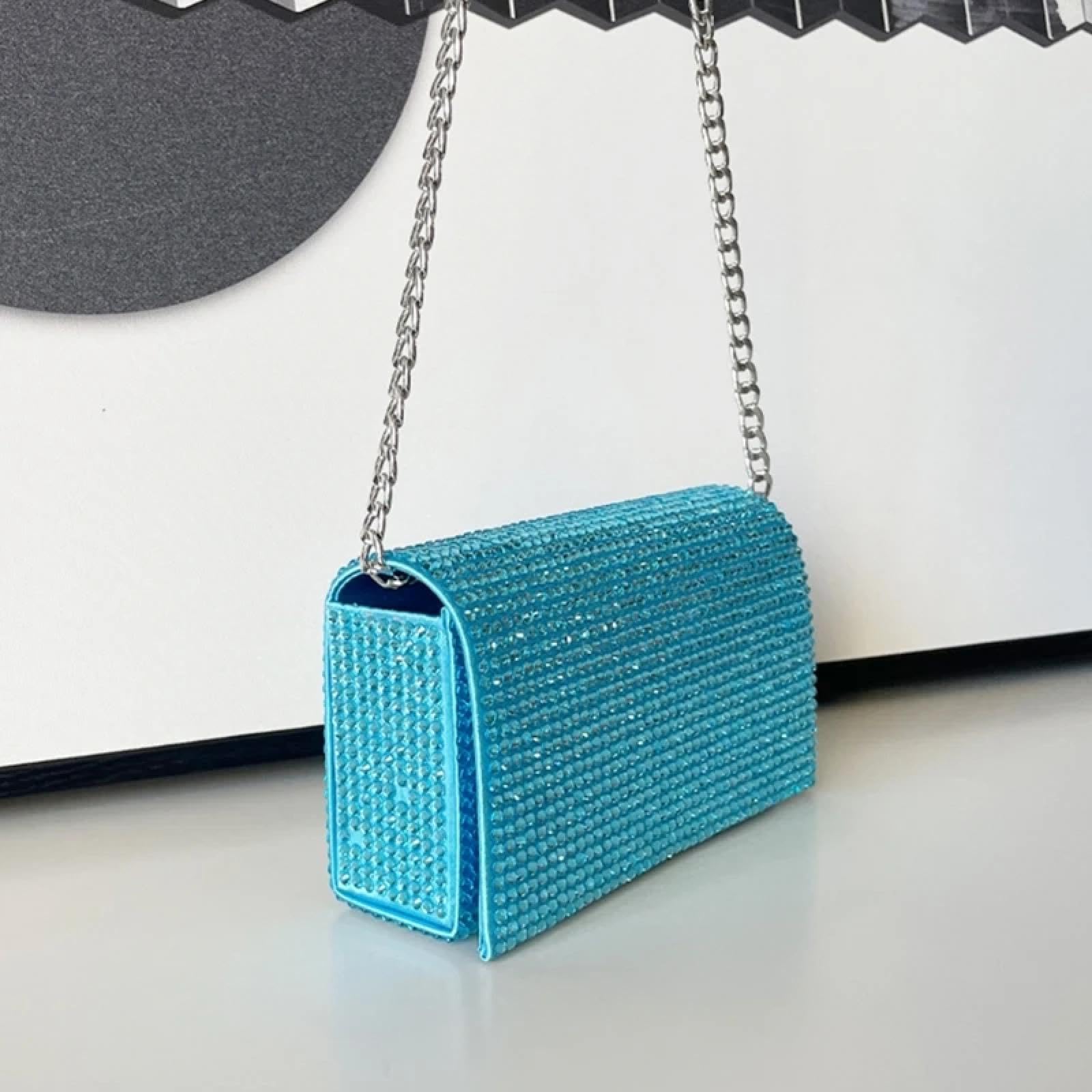 Abendtasche Damen Clutch Damen Strass Abend Clutch Tasche Abnehmbare Kette Hochzeits Tasche Prom Bankett Handtasche Weiblich Elegante Party Umhängetasche