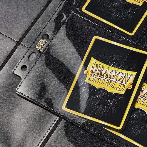 Miniatura 4 de Arcane Tinmen AT-10301 Portfolio Dragon Shield Coleccionistas de 18 Bolsillos Negro (50)