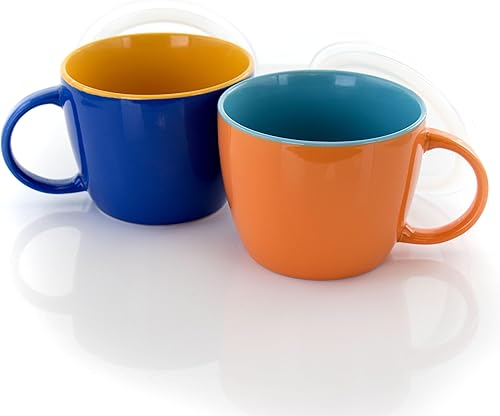 Miniatura 3 de Gibson On The Go - Juego de 4 tazas de sopa de 25 onzas