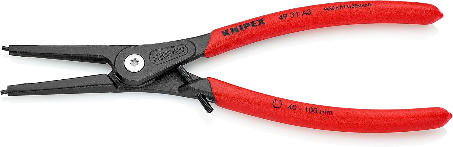 Knipex 49 31 A3 Circlip Pliers for external circlips 40-100mm in grey