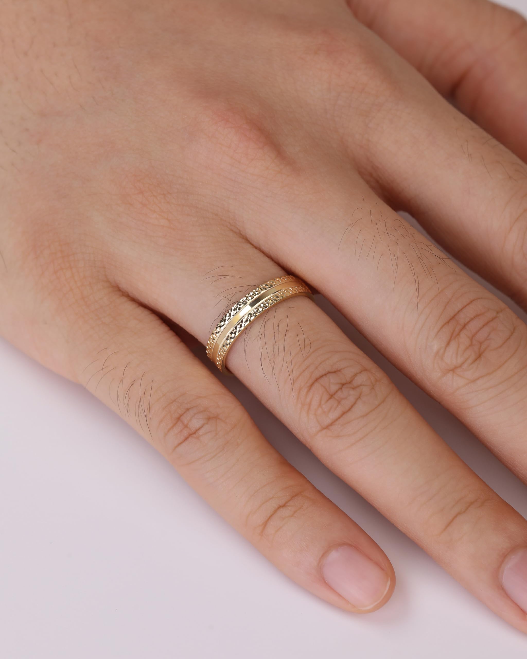 Meissa Partnerringe 925 Sterling Silber, Verstellbare Paarringe für Damen und Herren Elegante Eheringe Trauringe mit Struktur Design Freundschaftsringe Verlobungsringe Geschenk für Paare