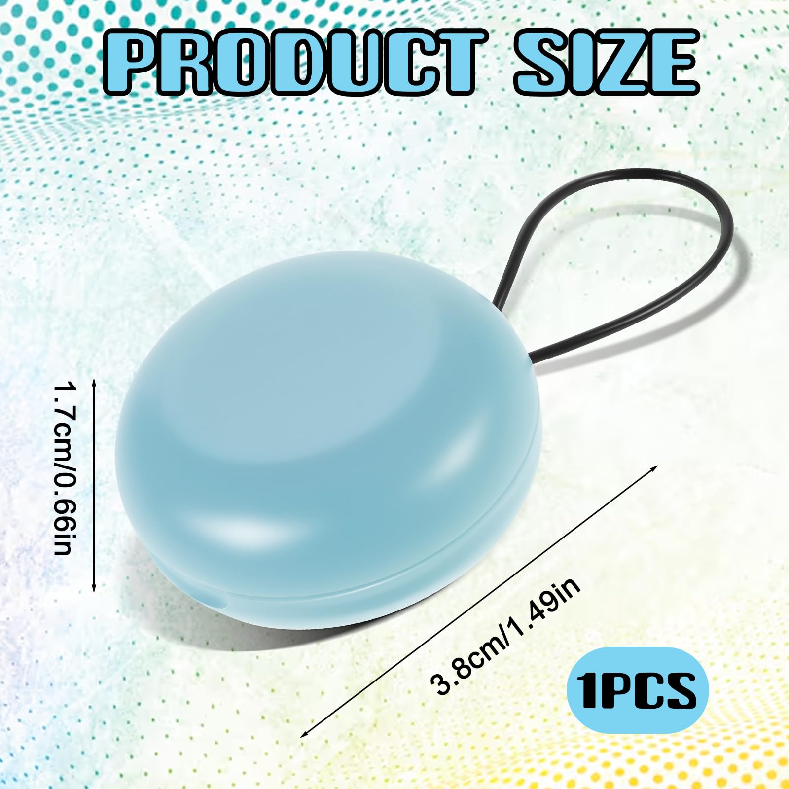 Bewudy Etui do przenoszenia zatyczek do uszu, przenośne mini etui do przechowywania, organizer na zatyczki do uszu, małe etui do przechowywania w podróży, niebieskie