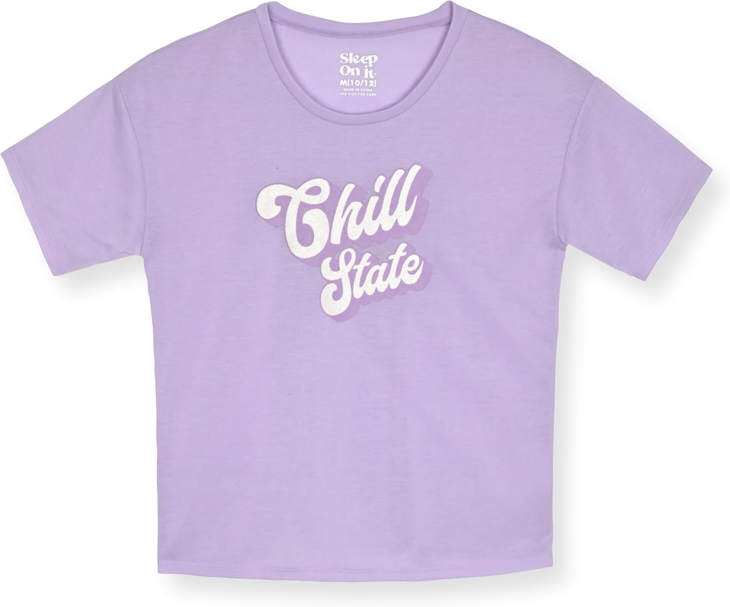 Sleep On It Girls Pajamas Pant Sets 4 Piece Summer T-Shirt and Legging Sleepwear Sets for Kids (2 Full Sets) - Image 2