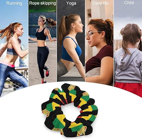 Miniatura 3 de African American Pride Fashion Hair Ties Scrunchies Soft Elastic Hair Bands Rope Accessories for Girls Women