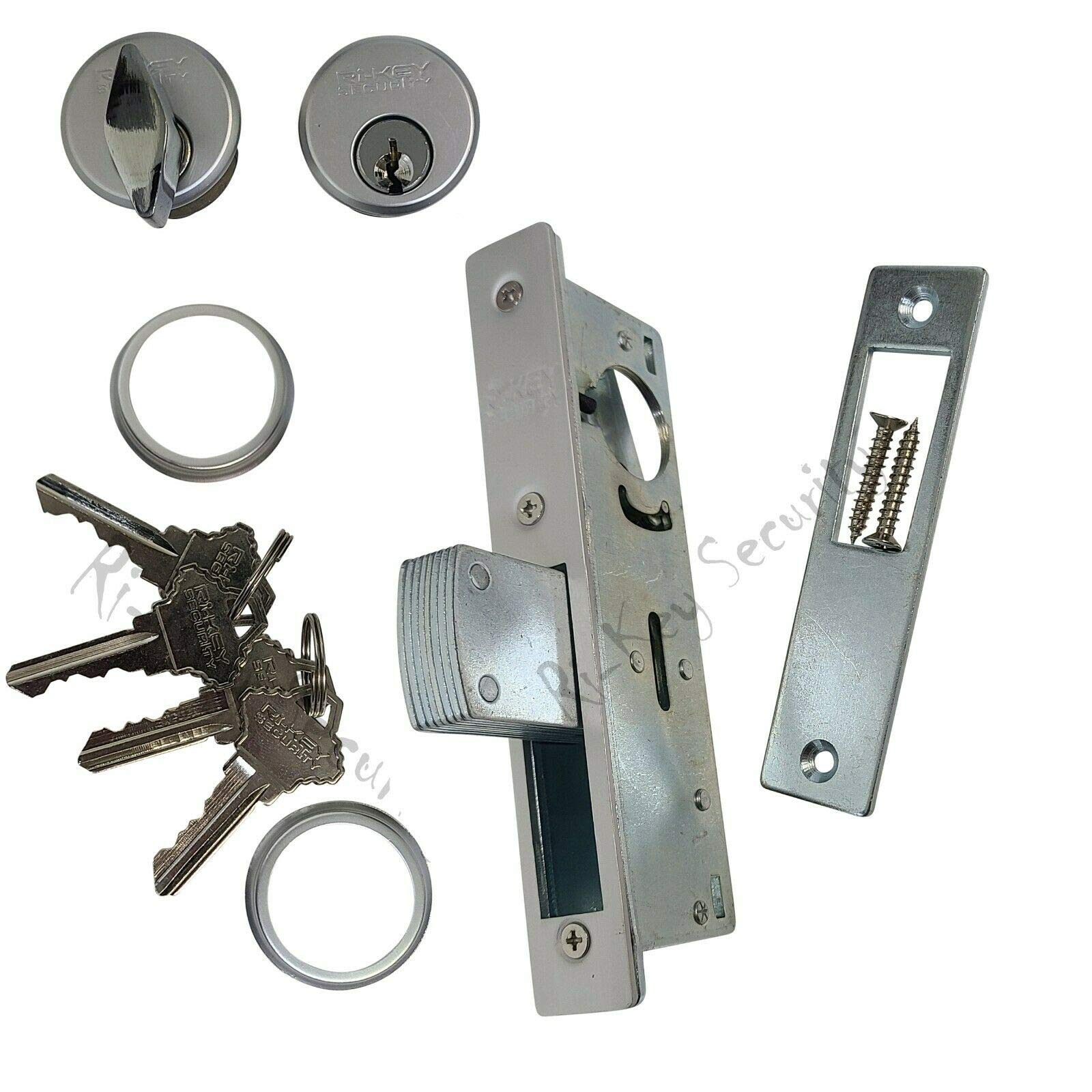 Storefront Door Mortise Lock Bolt Deadbolt w/ 2 Cylinders Adams Rite Cam SC1-TT