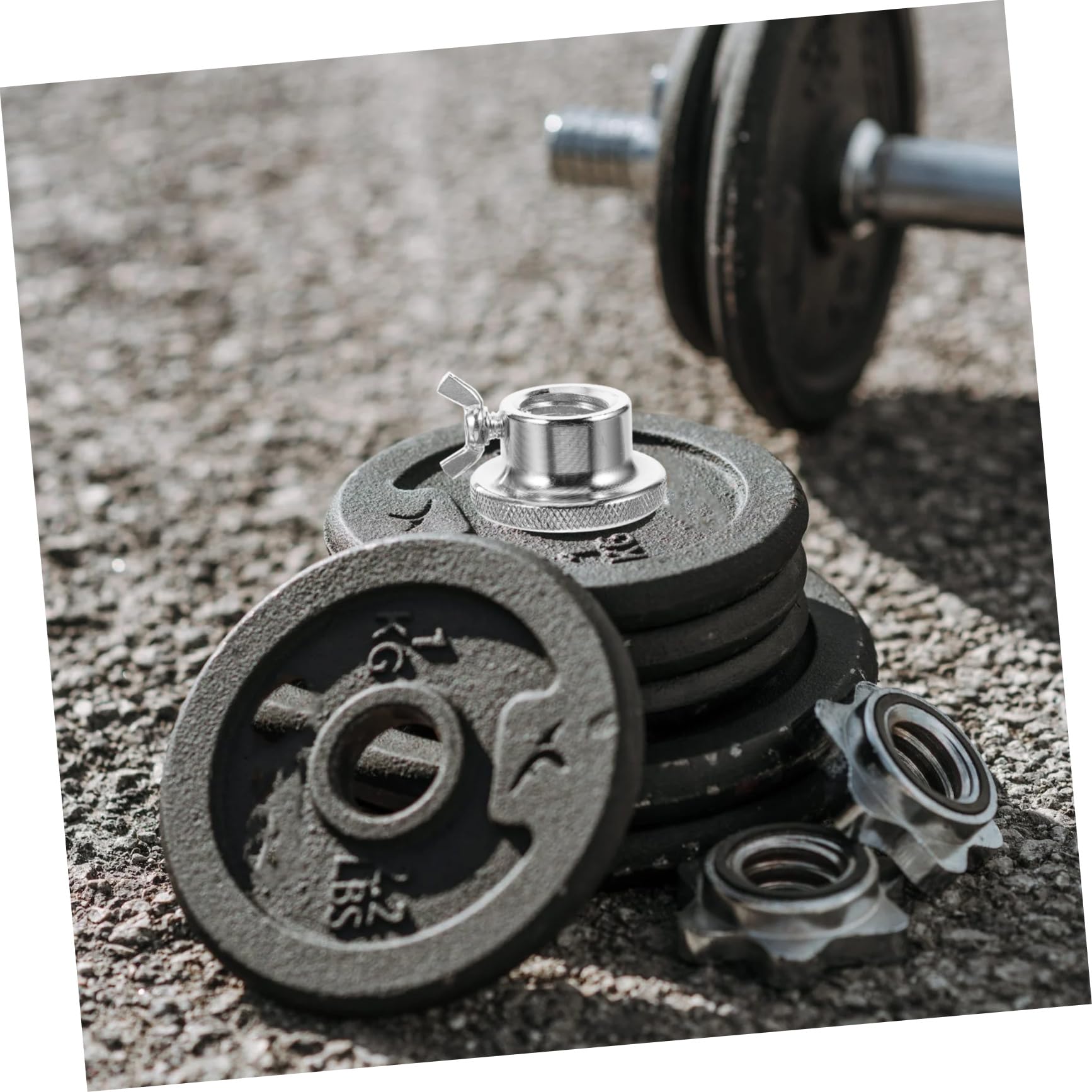 GORILLA SPORTS&reg; Set Di Bilancieri Con Manubri - 100 Kg, 30mm, Barra