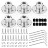 5PCS 5mm Flange Coupling, Motor Shaft Coupler, Flanged Shaft Mount, for DIY Handmade Model