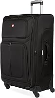 Vista 142 de SwissGear - Equipaje suave expandible Sion con ruedas, Negro