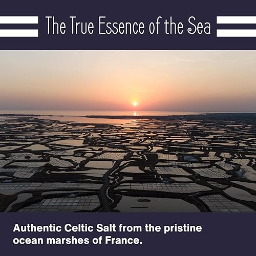 Miniatura 7 de Le Marinier Celtic Salt Sal marina gruesa gris, 1.1lb - 18oz. Sal marina francesa sin refinar 100% natural, sal celta mineral cosechada a mano, Sel