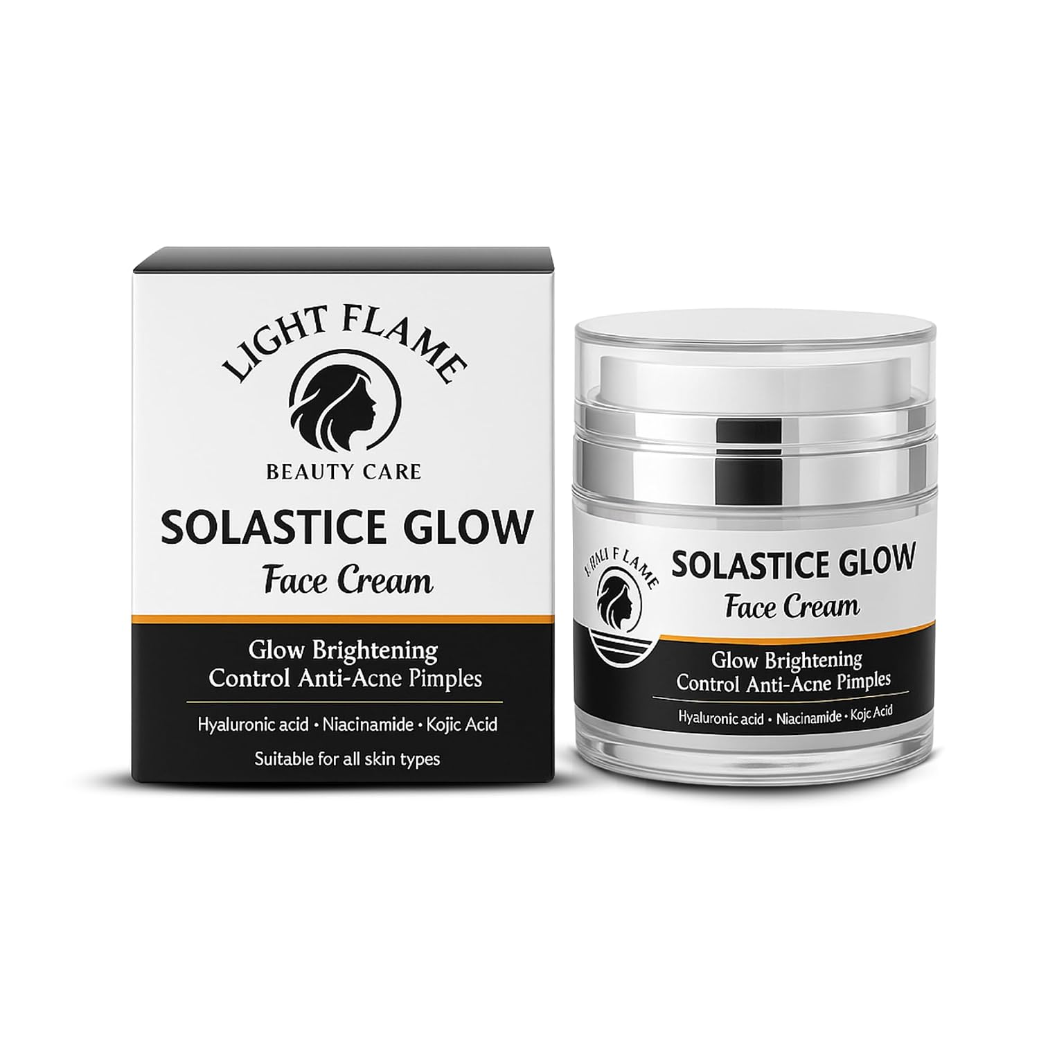 Light Flame Solastice Glow Face Cream for Brightening, Anti-Acne, Pimple Control | Enriched with Hyaluronic Acid, Niacinam... - Review, Price and Buying Guide