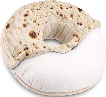 Ear Piercing Pillow for Side Sleepers Donut Pillow with Ear Hole,Washable Cover Relief Ear Pressure Ear Pain for Ear Side Sleeping Pillow